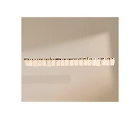 Z Gallerie Joliet Led Linear Glass Chandelier 47