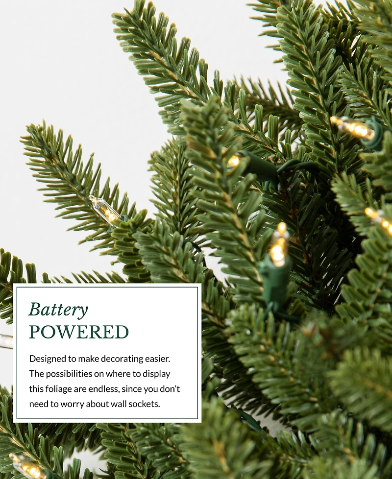 Balsam Hill 6 ft Fraser Fir Pre-Lit Garland