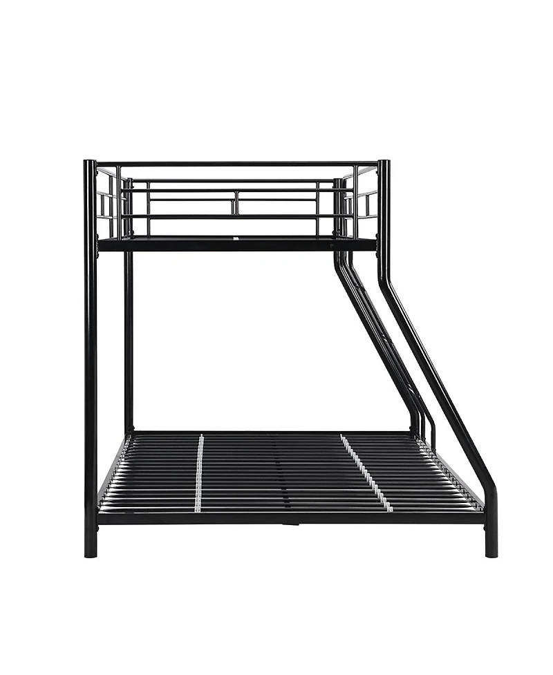 Streamdale Furniture Modern Space-Saving Stacked Metal Bed Frame, Noise-Free, Easy Assembly