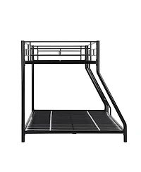 Streamdale Furniture Modern Space-Saving Stacked Metal Bed Frame, Noise-Free, Easy Assembly