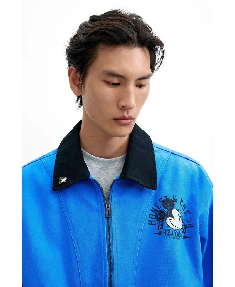 Desigual Men's Printed Mickey jacket