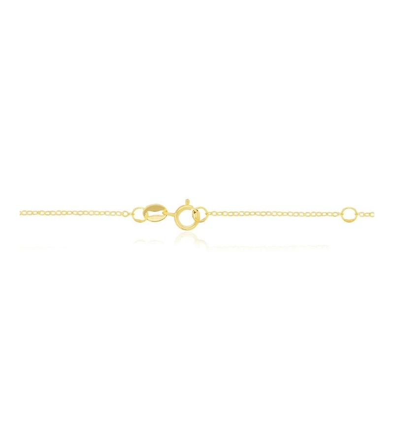 The Lovery Mini Amethyst Single Clover Necklace 14K Gold