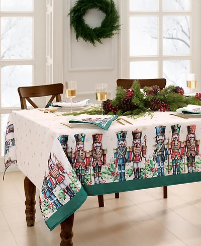 Elrene Royal Nutcracker Tablecloth