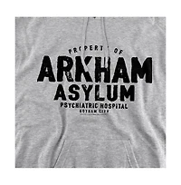 Batman Men's Arkham Asylum Pull-Over Hoodie