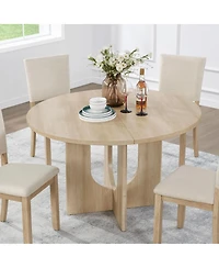 Flynama 47.3 Inch Round Dining Table