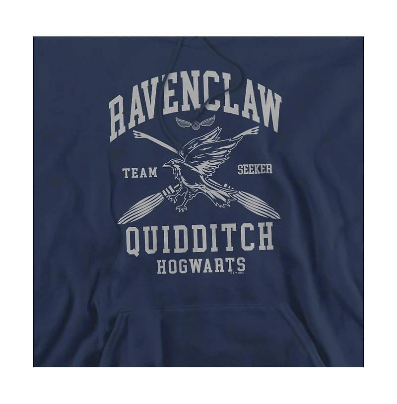 Harry Potter Men's Ravenclaw Quidditch Arch Pull-Over Hoodie