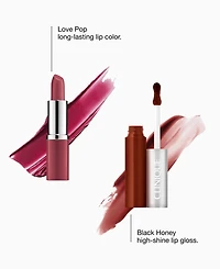 Clinique 2-Piece Pop For Treats Lipstick & Lip Gloss Duo Set