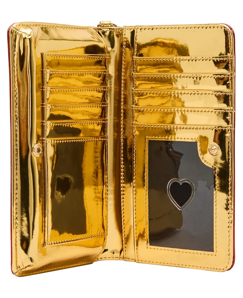 Betsey Johnson Naughty List Bifold Wristlet