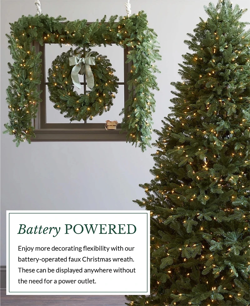 Balsam Hill 26" Bh Fraser Fir Christmas Wreath
