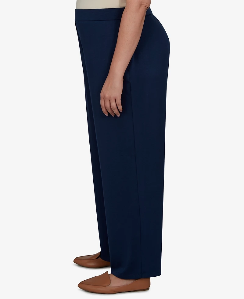 Alfred Dunner Plus Pull-On Wide-Leg Pants