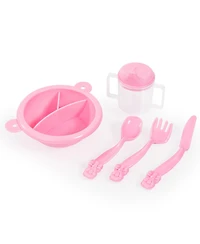 Bayer Design Travel 9-Piece Doll Accessory Set with Highchair, Ages 3+