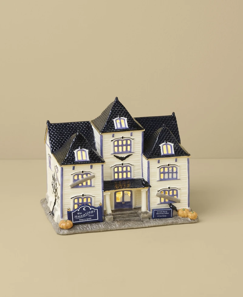 Lenox Vintage Halloween Hotel Light-Up Figurine