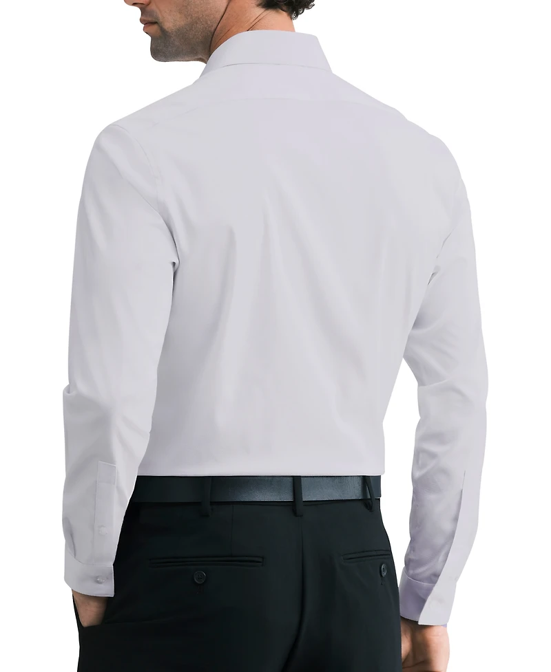 Kenneth Cole Reaction Men's Technicole Slim-Fit Spread-Collar Dress Shirt