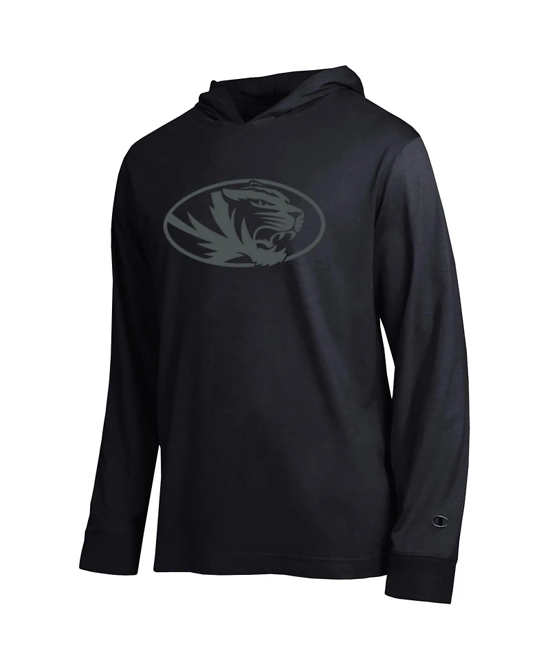 Champion Men's Missouri Tigers Tonal All-Star Hooded Long-Sleeve T-Shirt