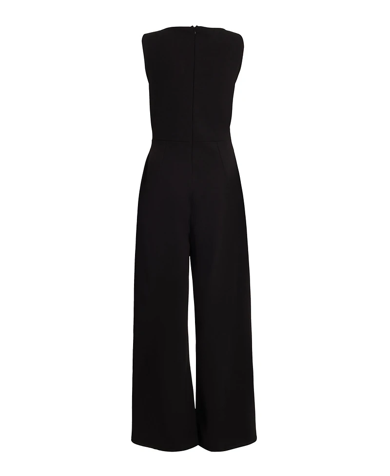 Quiz Women's Scuba Crepe Jumpsuit with Gold Buckle