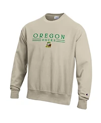 Champion Men's Oregon Ducks Reverse Weave Crewneck Heavyweight Fleece-Lined Sweatshirt