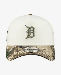 New Era Men's Khaki/Realtree Camo Detroit Tigers 9FORTY A-Frame Adjustable Hat