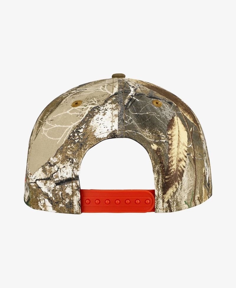 New Era Men's Camo Chicago Cubs Realtree Orange Pop 9FIFTY Snapback Hat