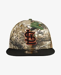 New Era Men's Camo St. Louis Cardinals Realtree Orange Pop 9FIFTY Snapback Hat
