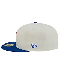 New Era Men's White/Royal York Mets Blossom 59FIFTY Fitted Hat