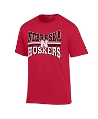 Champion Men's Nebraska Huskers Team Zoom Classic-Fit Graphics T-Shirt