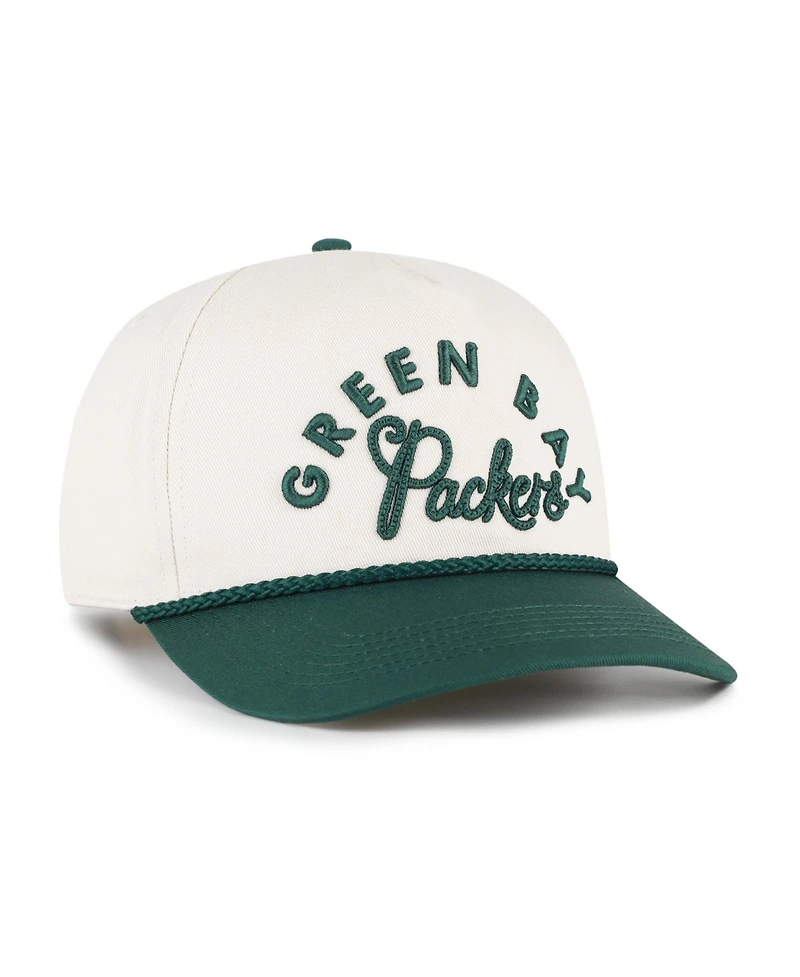 '47 Brand Women's Natural Green Bay Packers Rope Script Hitch Adjustable Hat
