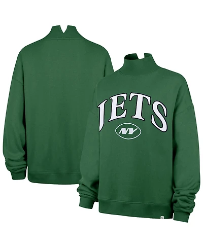 '47 Brand Women's New York Jets Vantage Mock-Neck Oversized Sweatshirt