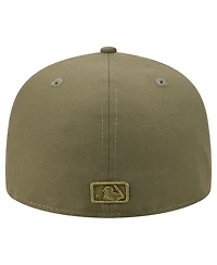 New Era Men's Olive York Yankees Color Pack 59FIFTY Fitted Hat