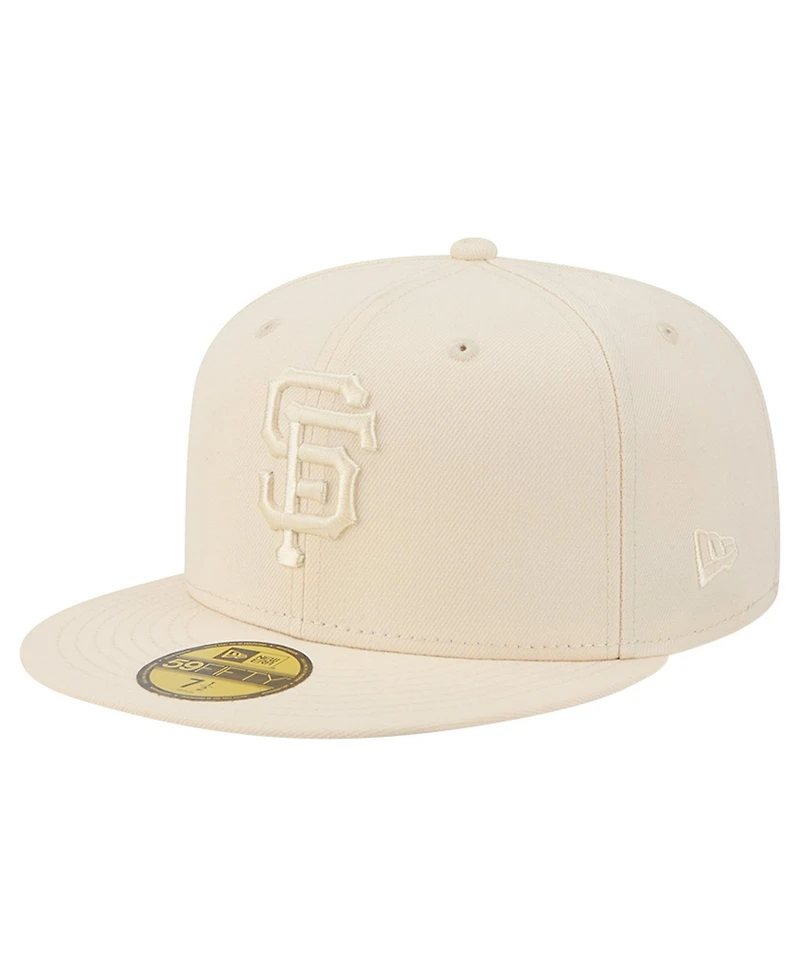 New Era Men's Cream San Francisco Giants Color Pack 59FIFTY Fitted Hat