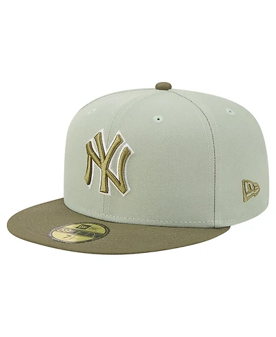 New Era Men's /Olive York Yankees Color Pack 59FIFTY Fitted Hat