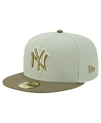 New Era Men's /Olive York Yankees Color Pack 59FIFTY Fitted Hat