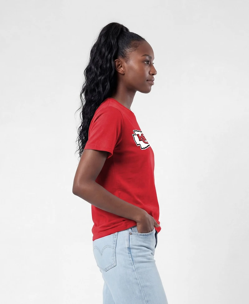 Champion Women's Kansas City Chiefs Crewneck Short-Sleeve Cotton-Blend T-Shirt