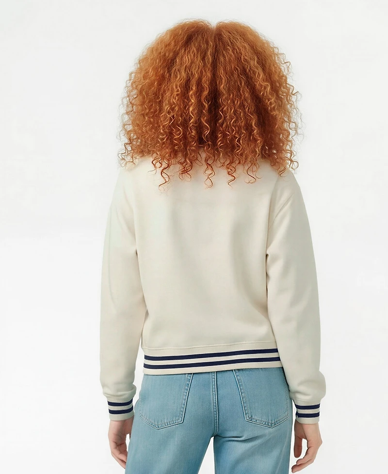 Champion Women's Cream Baltimore Orioles Reverse Weave Sweatshirt