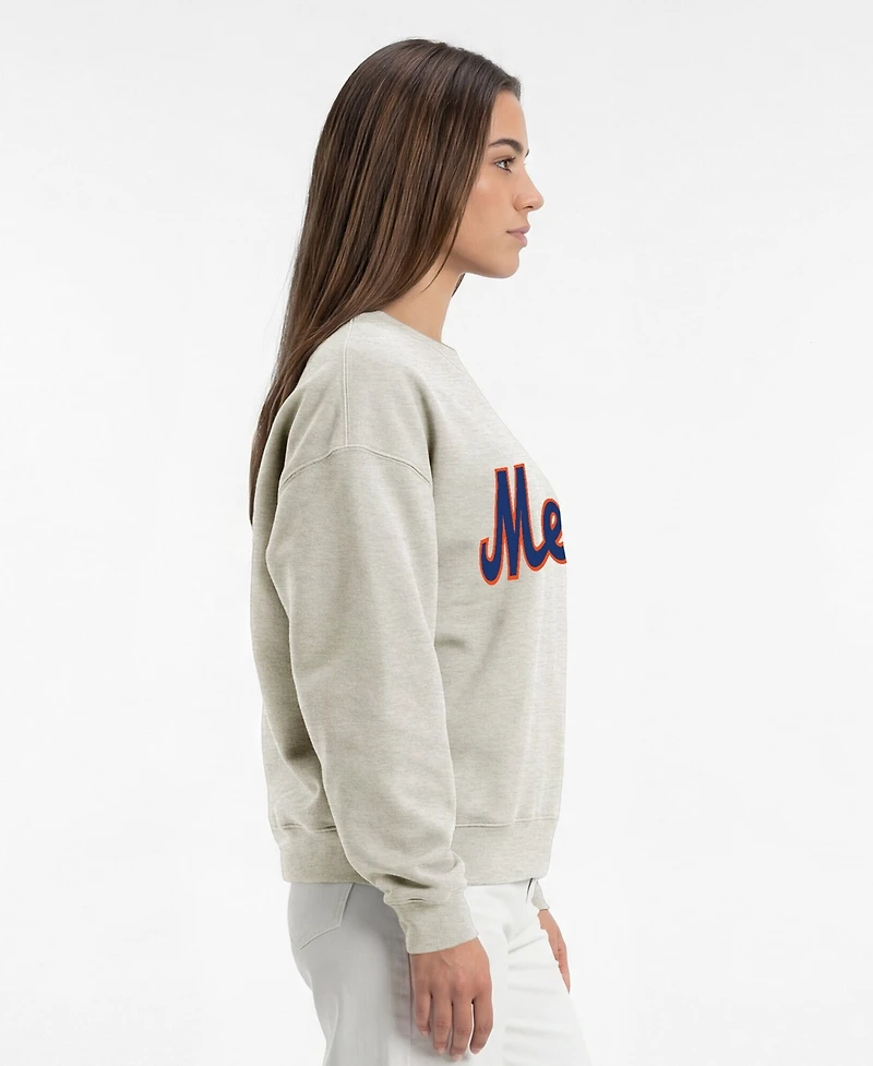Champion Women's Oatmeal New York Mets All-Star Sweatshirt