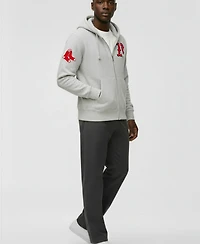 Champion Men's Boston Red Sox Reverse Weave Chenille Full-Zip Hoodie