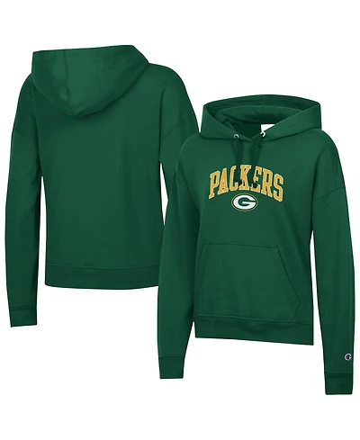 Champion Women's Green Bay Packers Fleece Relaxed-Fit Pullover Hoodie