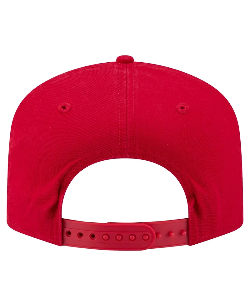 New Era Men's Red Washington Nationals Stacked 19TWENTY Adjustable Hat