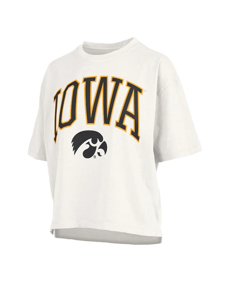 Pressbox Plus Iowa Hawkeyes Nelson Motley Crew Oversized Graphic Slub T-Shirt