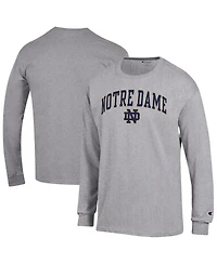 Champion Men's Notre Dame Fighting Irish Arch Over Logo Long-Sleeve Crewneck T-Shirt
