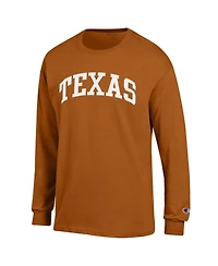 Champion Men's Texas Orange Longhorns Basic Arch Long Sleeve T-Shirt