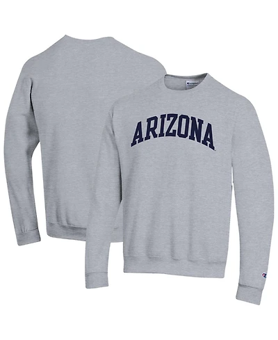 Champion Men's Arizona Wildcats Basic Arch Fleece Crewneck Long-Sleeve Sweatshirt