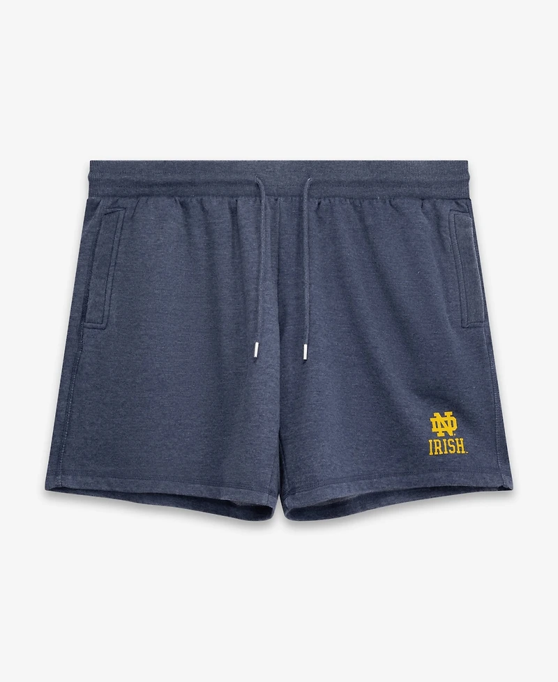 Fanatics Plus Notre Dame Fighting Irish Hooded Sleeveless Cotton-Blend Shorts and Hoodie Set