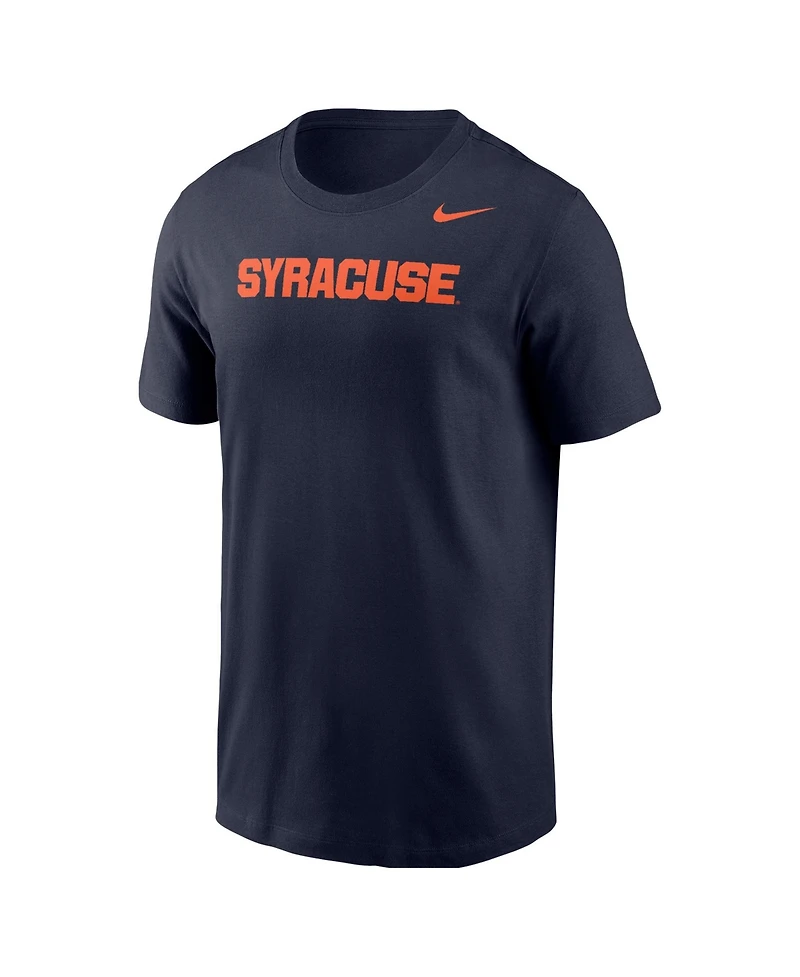 Nike Men's Syracuse Orange Screen Print Graphics Short-Sleeve T-Shirt