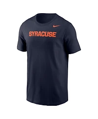 Nike Men's Syracuse Orange Screen Print Graphics Short-Sleeve T-Shirt
