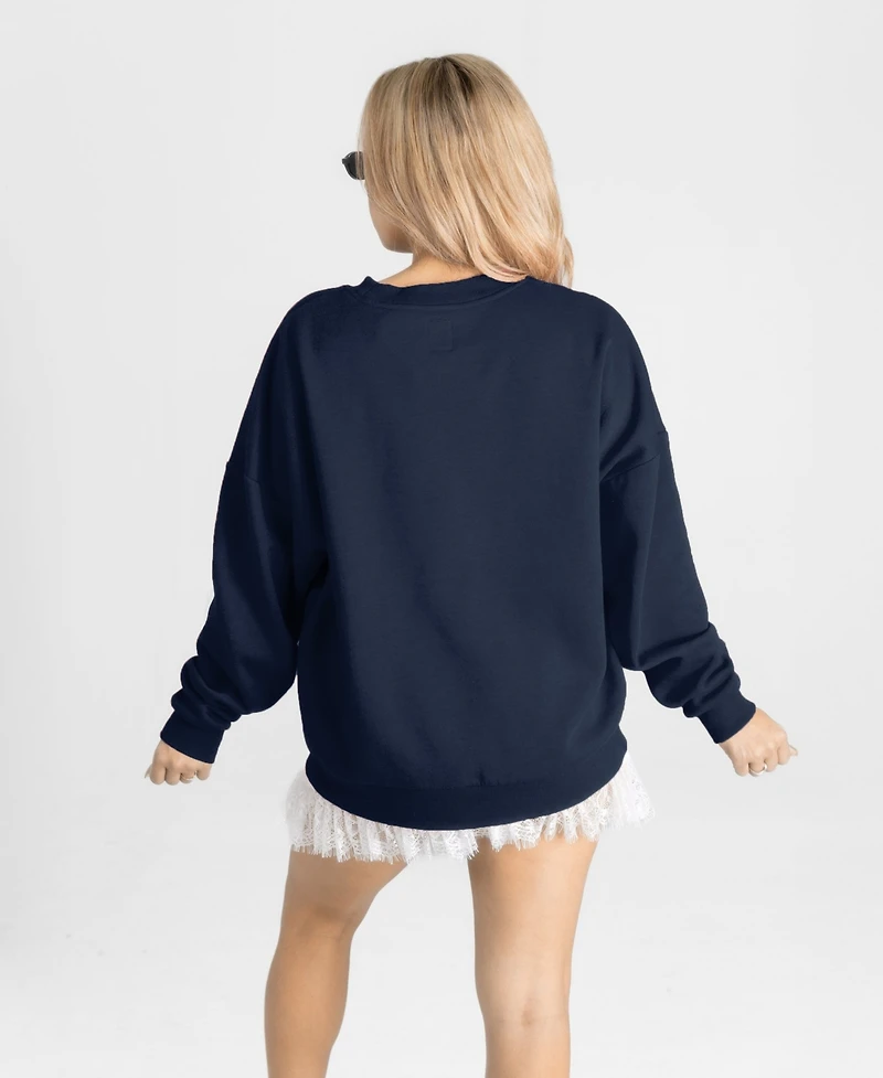 Gameday Couture Women's Chicago Bears Main Character Oversized Dropped-Shoulder Sweatshirt