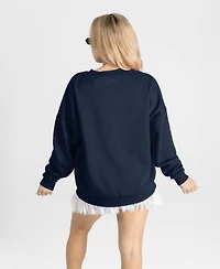 Gameday Couture Women's Chicago Bears Main Character Oversized Dropped-Shoulder Sweatshirt