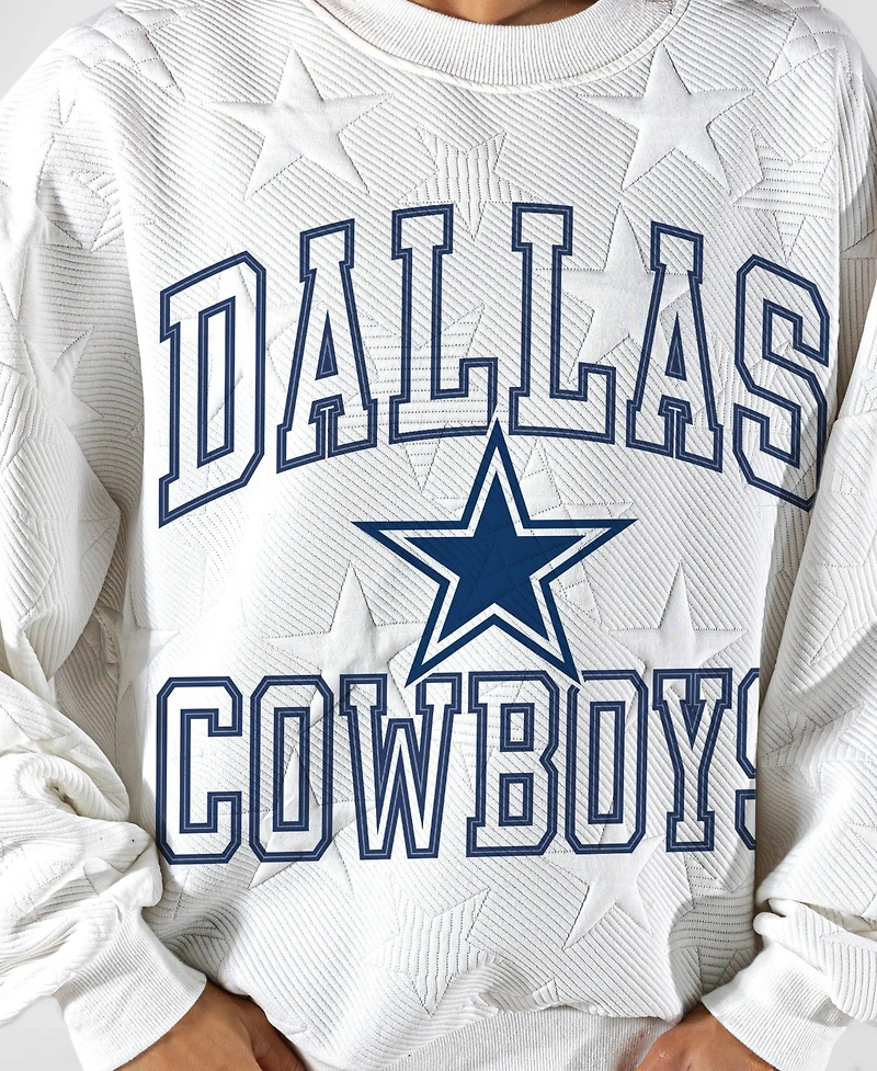 Gameday Couture Women's Dallas Cowboys Big Play Energy Oversized Crewneck Sweatshirt