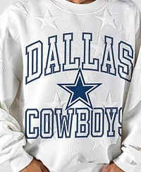 Gameday Couture Women's Dallas Cowboys Big Play Energy Oversized Crewneck Sweatshirt