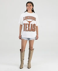 Gameday Couture Women's Texas Longhorns Fierce Focus Oversized Graphic Cotton T-Shirt