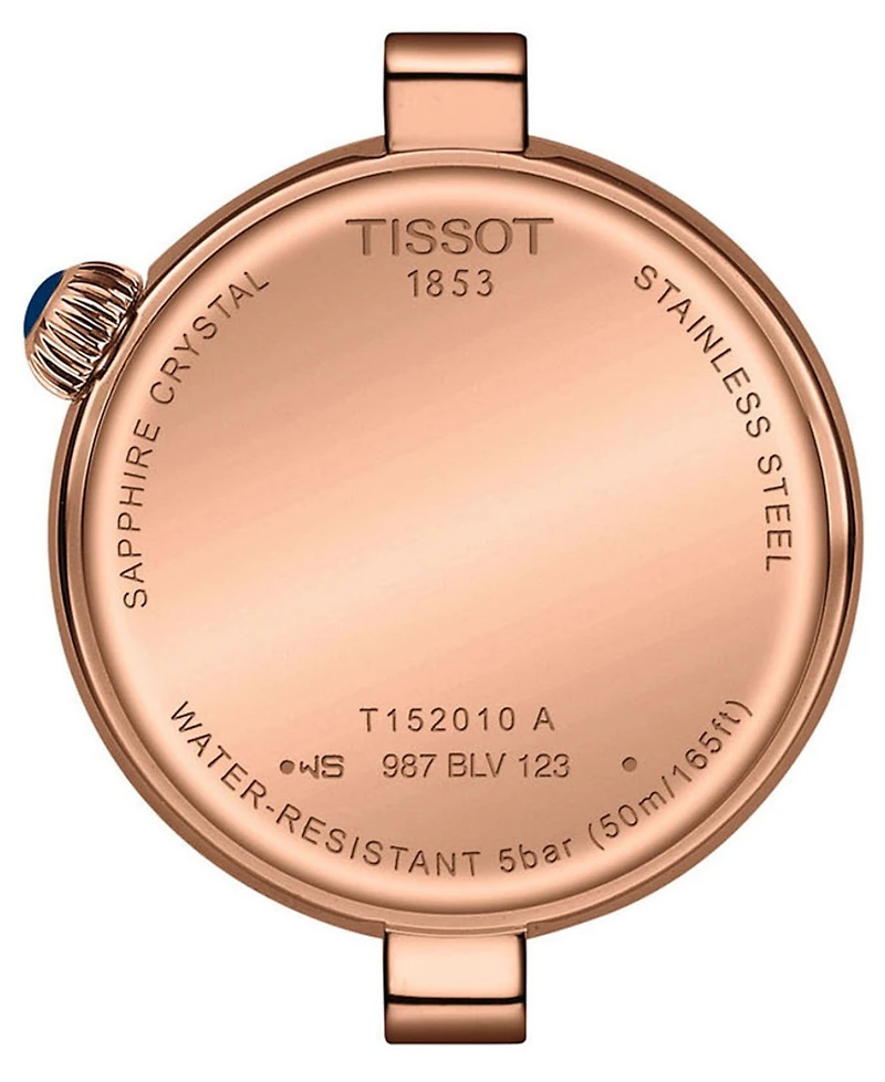 Tissot Women's Desir Quartz Rose Gold Stainless Steel Bracelet Watch 28mm